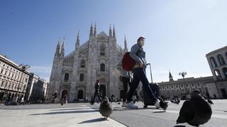 “Estamos angustiados”: Así se vive en Milán la cuarentena por el coronavirus | FOTOS
