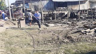 Loreto: incendio arrasa con dos viviendas y un niño de 4 años fallece