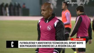 Callao: denuncian que Gobierno Regional paga a jugadores del Sport Boys por servicios que no brindan  