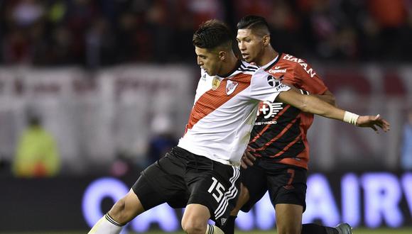 De campeón a quedar fuera de la Copa América: Exequiel Palacios sufrió desgarro y será baja en Argentina. | Foto: AP