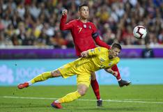 Portugal, en el regreso de Cristiano Ronaldo, empató 0-0 ante Ucrania por las eliminatorias para la Euro