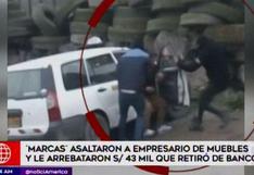Villa el Salvador: graban violento asalto a empresario y le roban S/ 43 mil