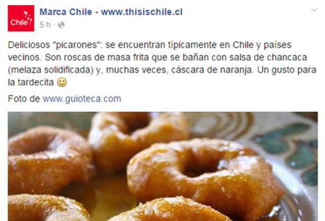 Facebook: promoción de "picarones chilenos" genera polémica - 3