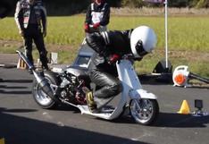 No es broma: en Japón usan scooters para hacer piques
