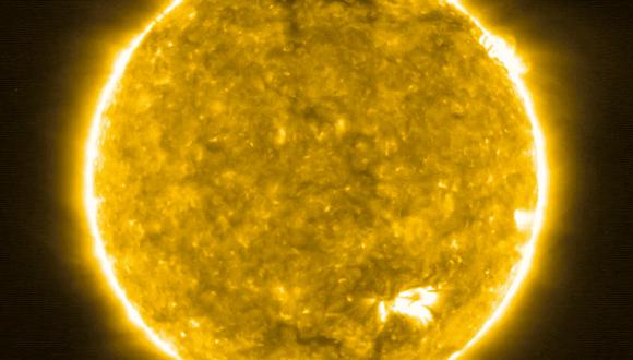 Imagen tomada el 16 de julio de 2020 por la misión Solar Orbiter. (Foto: Solar Orbiter/EUI/ESA/NASA / AFP)