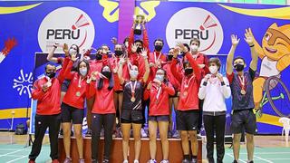 Perú se coronó campeón sudamericano de badminton en la Videna