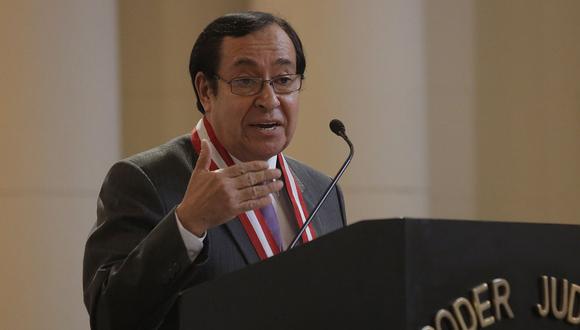 El juez supremo Víctor Prado ejercerá la presidencia del Poder Judicial hasta diciembre de este año. (USI)