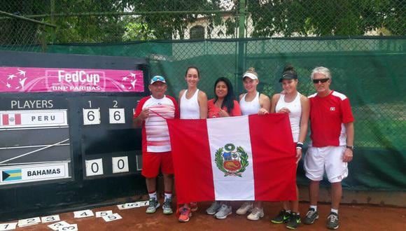 La selección peruana avanzó a semifinales de la Fed Cup tras vencer por 2-0 a su similar de Costa Rica.(Foto: Tenis al Máximo)