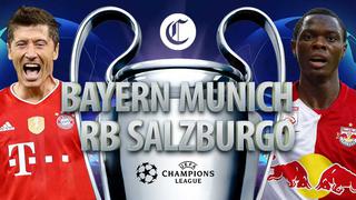 Bayern Múnich vs Salzburgo EN VIVO: ¿A qué hora y cómo VER EN DIRECTO el partido por Champions League?