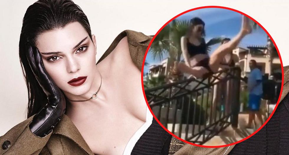 Kendall Jenner sufrió aparatosa caída y el video se ha vuelto viral. (Foto: Instagram/ Captura Video)