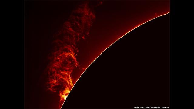 Espectaculares imágenes de erupciones y manchas solares - 2