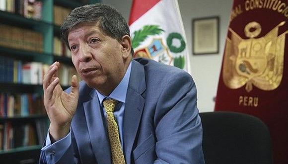 El magistrado del TC Carlos Ramos Núñez especificó que el marco normativo del TC precisa que la figura de recusación no existe. (Foto: El Peruano)