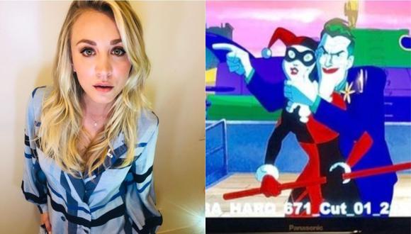 Kaley Cuoco reveló las primeras imágenes del Joker y Harley Quinn en su serie de animación. (Foto: Instagram)
