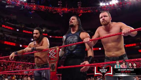 Braun Strowman en compañía de Drew McIntyre y Dolph Ziggler se toparon con The Shield | Foto: Twitter WWE