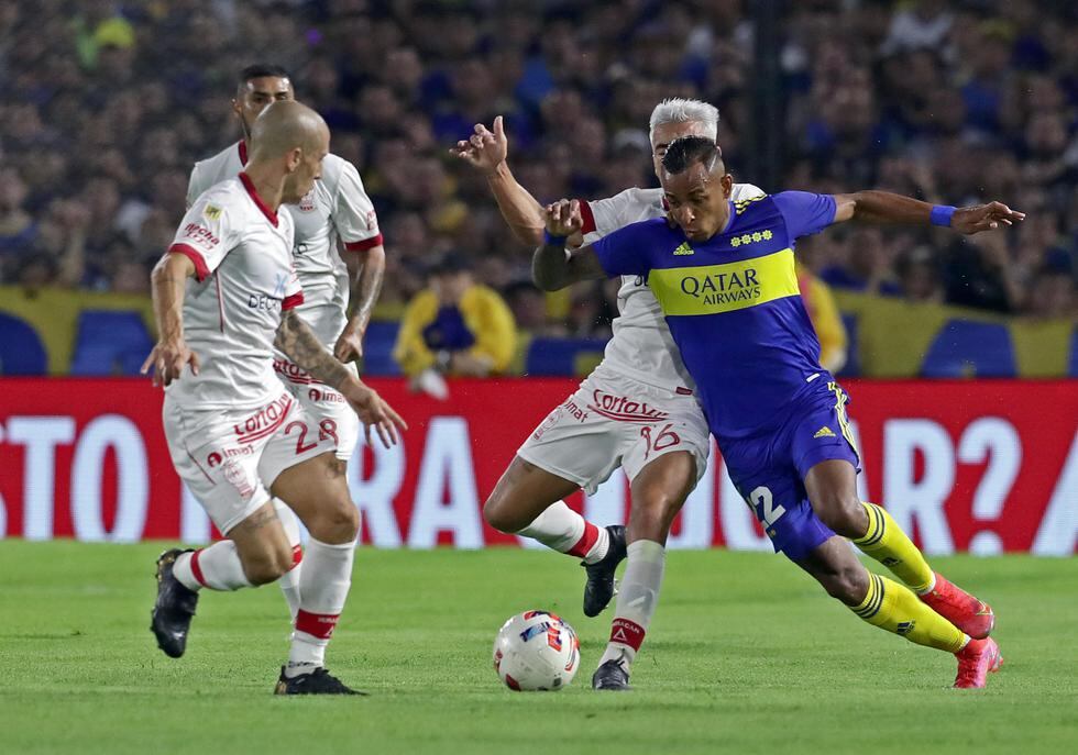 Boca - Huracán por la Liga Profesional (Foto: AFP)