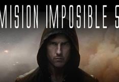 Misión Imposible 5: Mira el tráiler oficial de la cinta (VIDEO)