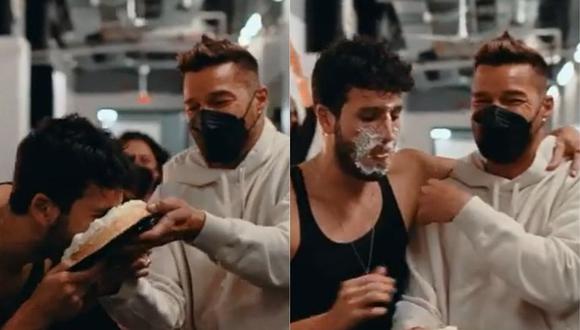 Sebastián Yatra celebró su cumpleaños junto a Ricky Martin. (Foto: Captura de video)