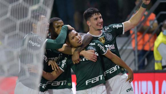 Palmeiras goleó a Cerro Porteño y clasificó a cuartos de final de la Copa Libertadores. (Foto: AFP)