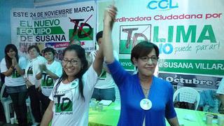 Aliados de Susana Villarán fueron retirados de lista de candidatos