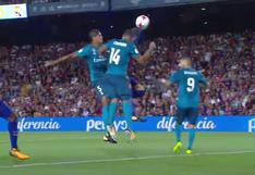 Barcelona vs. Real Madrid: Piqué y su fallido intento de emular 'La Mano de Dios'