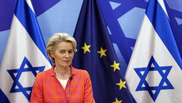 La presidenta de la Comisión Europea (CE), Ursula von der Leyen. AP