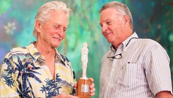 Michael Douglas recibió un homenaje en el Festival Internacional de Cine de Cartagena. (Foto: @ficcifestival)