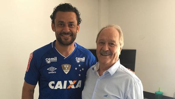 Fred, conocido a nivel mundial por su bajo índice goleador con Brasil en el Mundial 2014, sonaba como el reemplazante de Paolo Guerrero en Flamengo. Sin embargo decidió unirse a Cruzeiro. (Foto: Twitter)