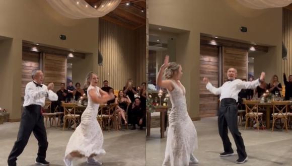 Video viral: padre se roba el show en la boda de su hija con espectacular  baile | Estados Unidos | TikTok | VIRALES | MAG.