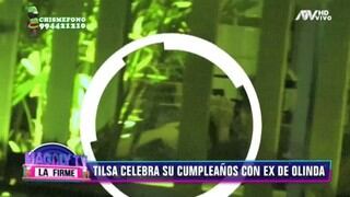 Tilsa Lozano festejó su cumpleaños junto a la expareja de Olinda Castañeda | VIDEO
