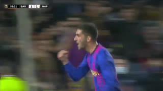 VAR, penal y gol: Ferran Torres pone el 1-1 con remate preciso en el Barcelona-Napoli de Europa League | VIDEO