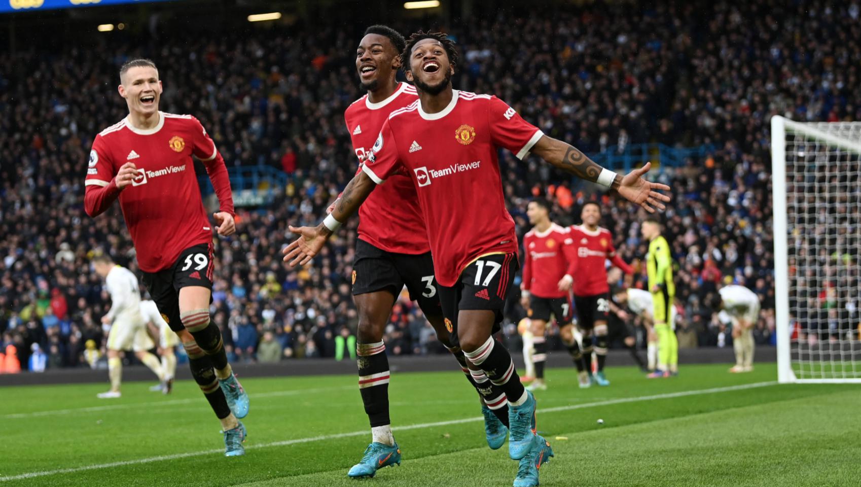 Manchester United venció al Leeds de Bielsa en la Premier League