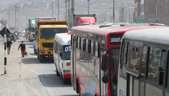 Este lunes 8 de noviembre se acatará un paro de transportistas a nivel nacional | Foto: Lino Chipana / @photo.gec (Referencial)