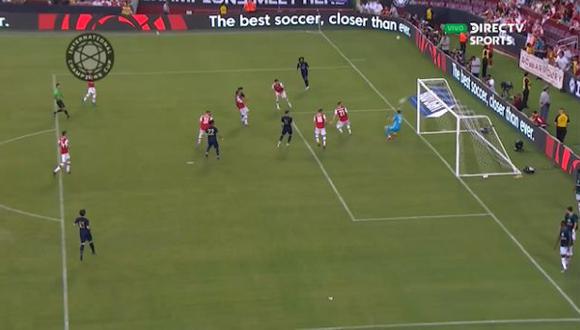 El gol de Asensio. (Foto: captura de video)