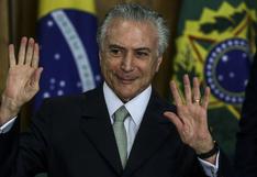 Temer pide confianza a los mercados y manifiesta 'respeto' por Rousseff