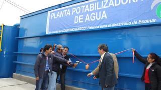 Espinar recibió dos modernas plantas para potabilizar agua