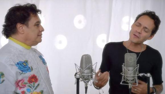 Juan Gabriel y Marc Anthony sorprenden cantando salsa juntos