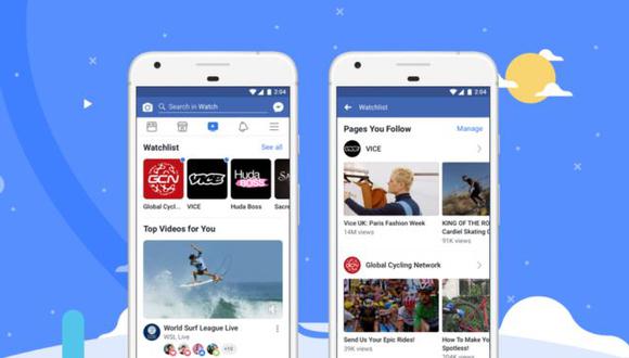 Los creadores de video para Facebook Watch repartirán sus ganancias con la plataforma de esta manera: 55% para los productores, 45% para la red social. (Foto: Facebook)