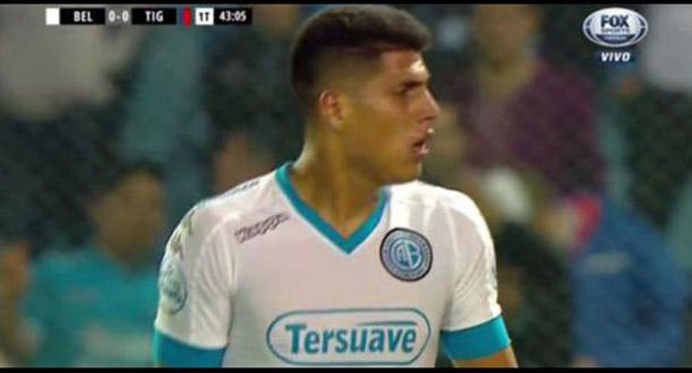 Hansell Riojas fue titular en Belgrano y casi marca golazo. (Video: Fox Sports - YouTube)