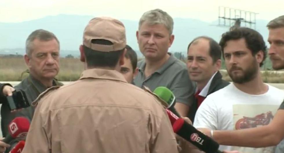 La televisión rusa no mostró el rostro del piloto sobreviviente (Foto: RT)