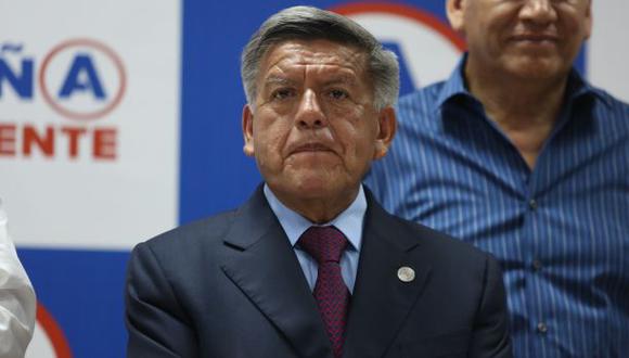 César Acuña cuestionó proyecto de Ley de Presupuesto de PPK