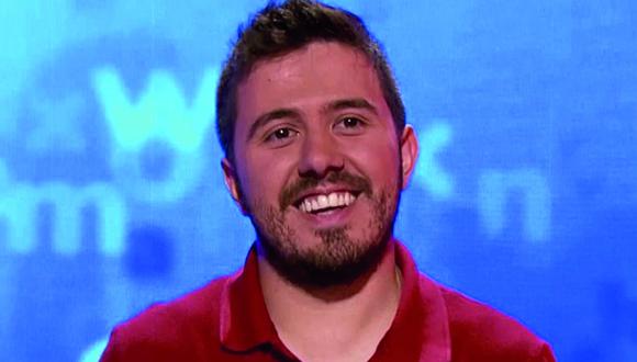 El español de 26 años perdió la final de "Pasapalabra" ante Rafa Castaño (Foto: Antena 3)