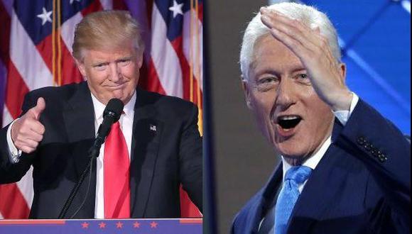 Donald Trump no descarta pedirle consejos a Bill Clinton