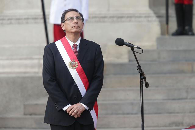 Martín Vizcarra. El 23 de marzo juró como presidente, luego de la renuncia de PPK. (Foto: El Comercio)