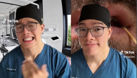 Un dentista malasio reveló los tres malos hábitos que deterioran tus dientes y el video se volvió viral. (Foto: TikTok/drweijian).