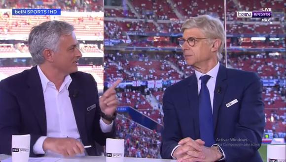 José Mourinho y Arsene Wenger se reencontraron en Bein Sports para debatir de fútbol. Los fanáticos de deporte no pueden creer esta 'alianza' entre ambos técnicos (Video: Bein Sports)