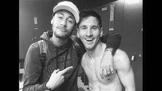 Neymar y su celebración con Lionel Messi en Instagram