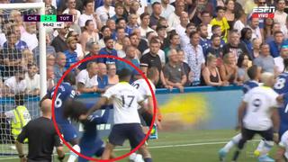 El jalón de cabellos de ‘Cuti’ Romero a Cucurella que pudo cambiar el final del Chelsea vs. Tottenham | VIDEO