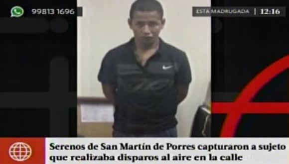 Sujeto desató balacera en calles de San Martín de Porres