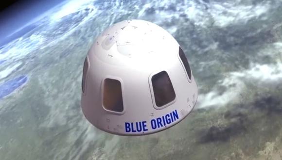 FILE - This undated file illustration provided by Blue Origin shows the capsule that the company aims to take tourists into space. The price to rocket into space next month with Jeff Bezos and his brother is a cool $28 million. That was the winning bid during the live online auction on Saturday, June 12, 2021. (Blue Origin via AP, File)