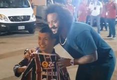 Marcelo y su noble gesto con hincha de Alianza Lima tras empate Copa Libertadores | VIDEO